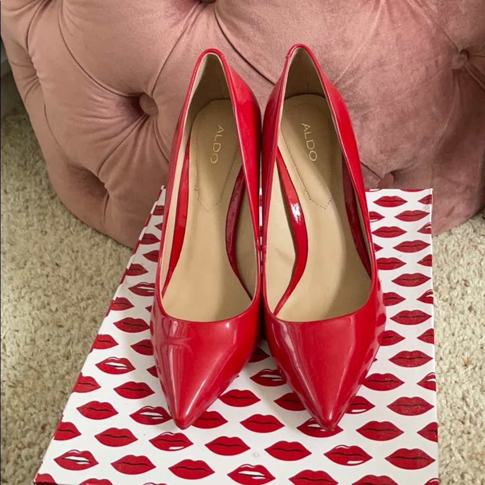 ALDO Red Stessy K Heels